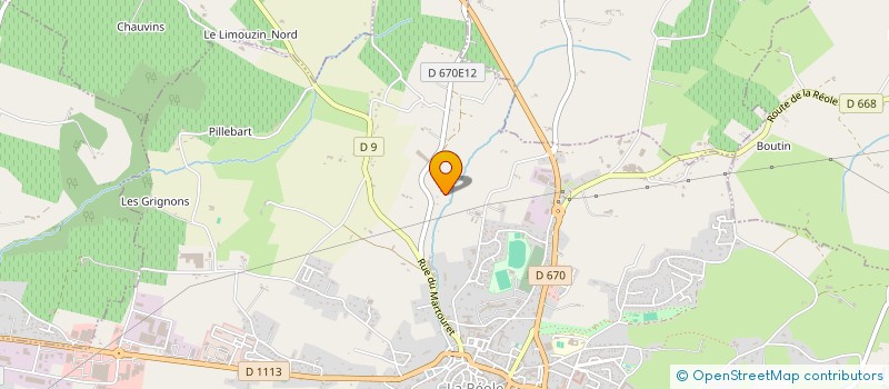 localisation de l'entreprise SPFPL RIEUX  LA REOLE