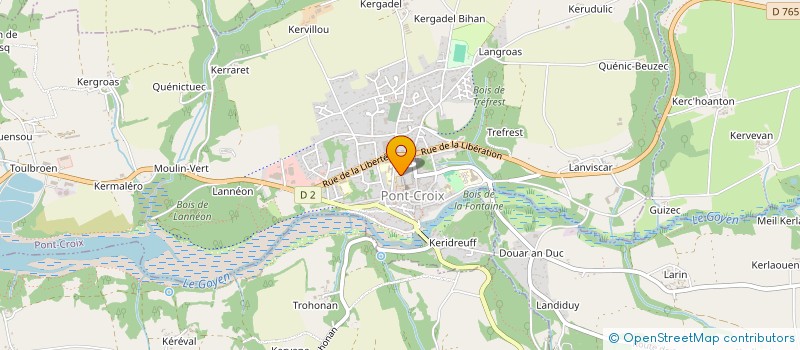 localisation de l'entreprise SPFPL ROBERT JULIEN  PONT-CROIX