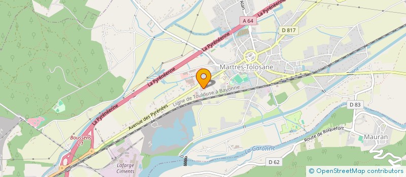 localisation de l'entreprise SPFPL ROCAZ INVESTISSEMENTS  MARTRES-TOLOSANE