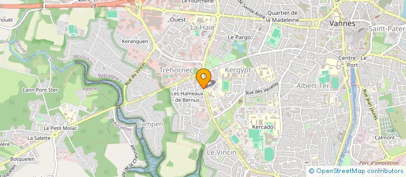 localisation de l'entreprise SPFPL ROCHET-BERNADAC à VANNES