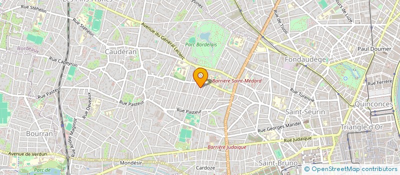 localisation de l'entreprise SPFPL RODA à BORDEAUX