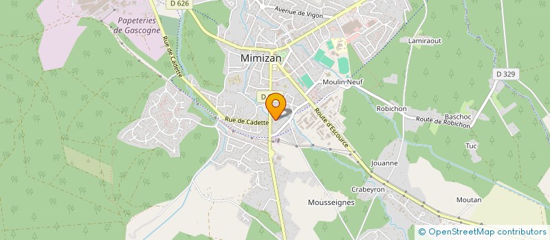 localisation de l'entreprise SPFPL ROGER  CAPBRETON