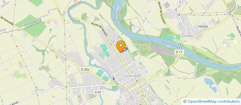 localisation de l'entreprise SPFPL ROMUVET  GRENADE