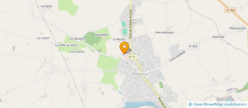 localisation de l'entreprise SPFPL RONCIN  REGUINY