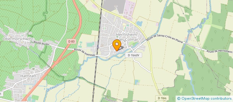 localisation de l'entreprise SPFPL ROSES  HERRLISHEIM-PRES-COLMAR