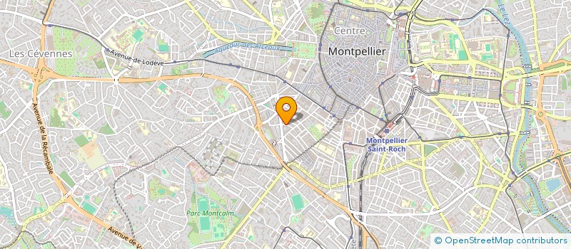 localisation de l'entreprise SPFPL ROUCAUTE à MONTPELLIER