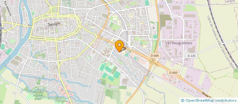 localisation de l'entreprise SPFPL RUS à SENS