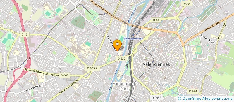 localisation de l'entreprise SPFPL RXTL  VALENCIENNES