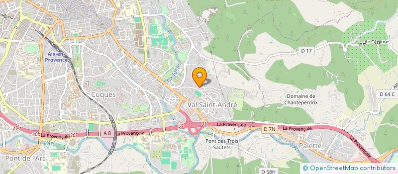 localisation de l'entreprise SPFPL SAGC  AIX-EN-PROVENCE