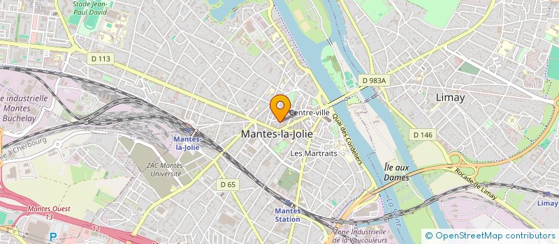 localisation de l'entreprise SPFPL SAINT JACQUES  MANTES-LA-JOLIE