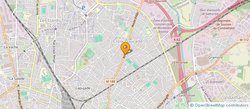 localisation de l'entreprise SPFPL SALADIN à TOULOUSE