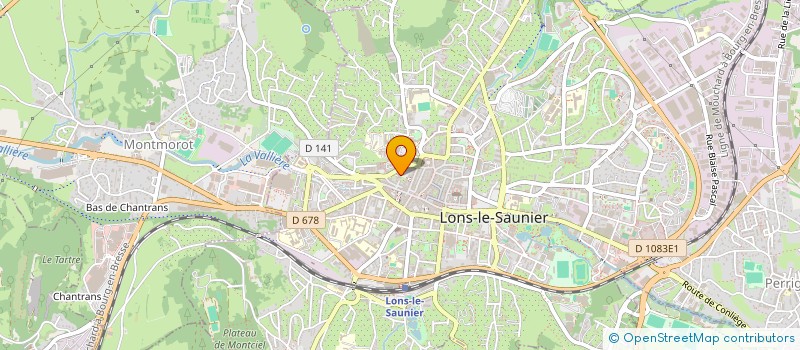 localisation de l'entreprise SPFPL SALAZAR à LONS-LE-SAUNIER