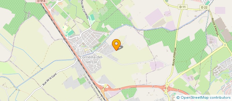 localisation de l'entreprise SPFPL SARL GROUPE GECO  CORNEILLA-DEL-VERCOL