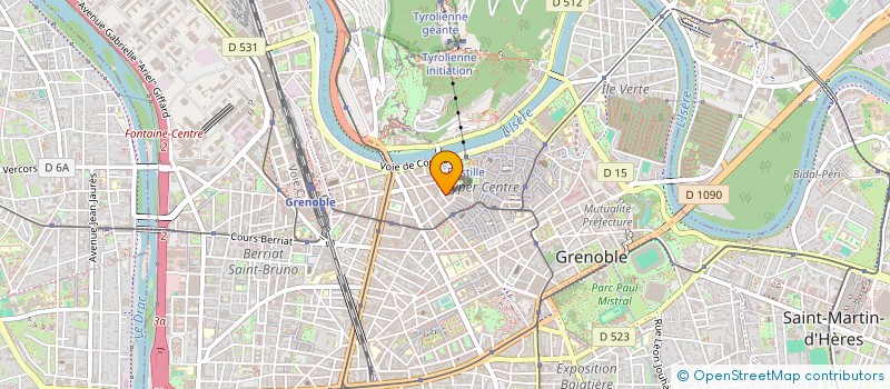 localisation de l'entreprise SPFPL SARL VINCENT PASQUET à GRENOBLE