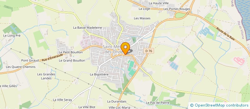 localisation de l'entreprise SPFPL SENTIER DES ONDES  SAINT-MELOIR-DES-ONDES