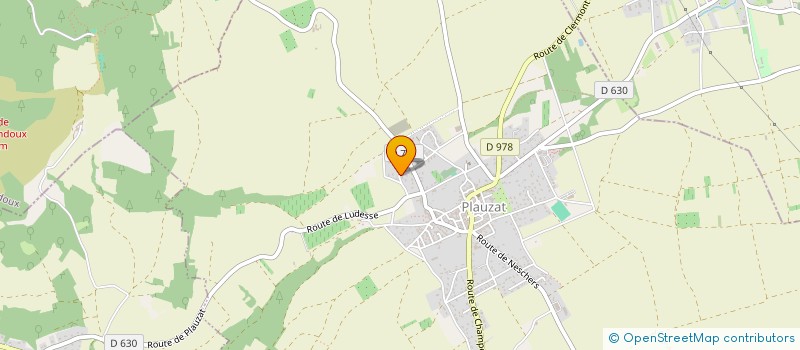 localisation de l'entreprise SPFPL SFJ JEADE  PLAUZAT