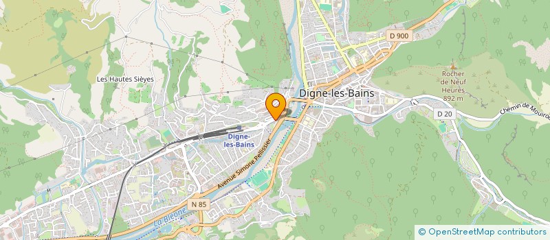 localisation de l'entreprise SPFPL SITBON  DIGNE-LES-BAINS