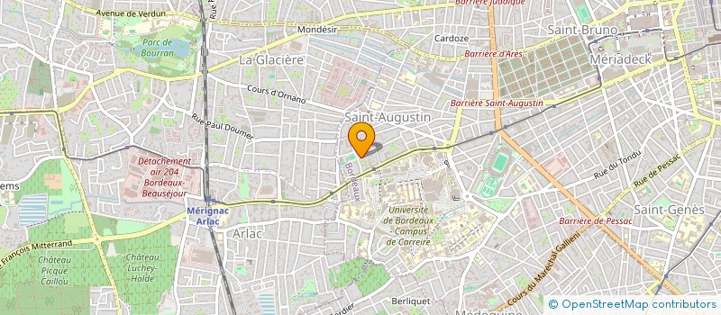 localisation de l'entreprise SPFPL SJ  BORDEAUX