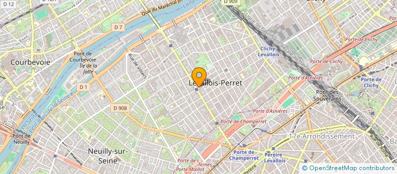 localisation de l'entreprise SPFPL SMADJA à LEVALLOIS-PERRET