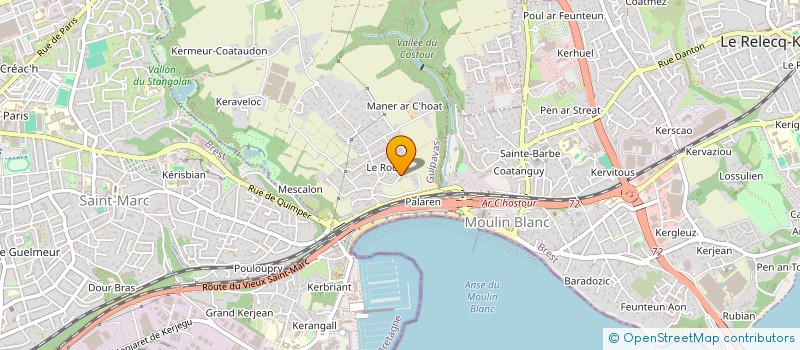 localisation de l'entreprise SPFPL SOFIPIE à GUIPAVAS