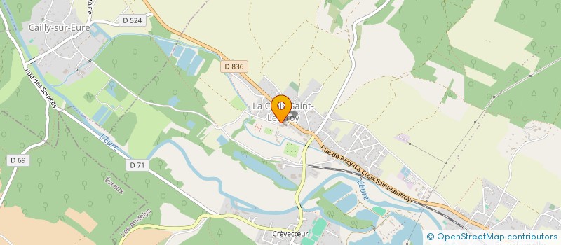 localisation de l'entreprise SPFPL SOLAFIRM  CLEF VALLEE D'EURE