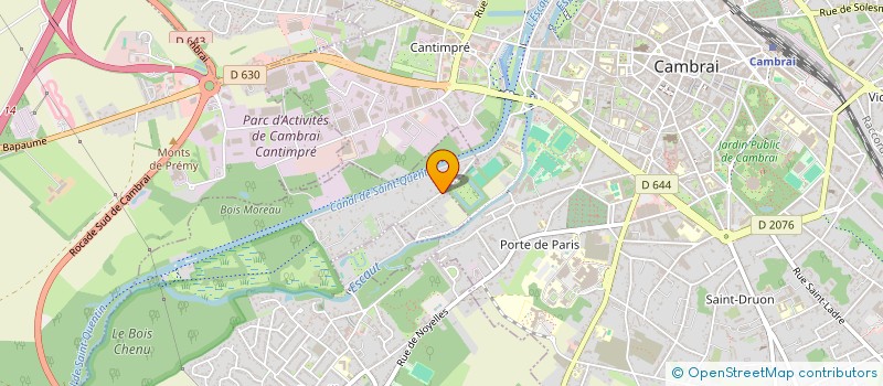 localisation de l'entreprise SPFPL SORAR  CAMBRAI