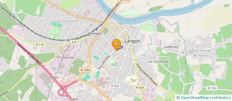 localisation de l'entreprise SPFPL SORE  LANGON