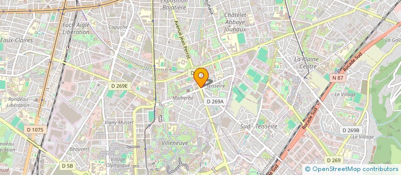 localisation de l'entreprise SPFPL SOS à GRENOBLE