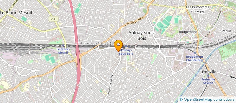 localisation de l'entreprise SPFPL SOTIROPOULOS MARCELLIN PDM  AULNAY-SOUS-BOIS