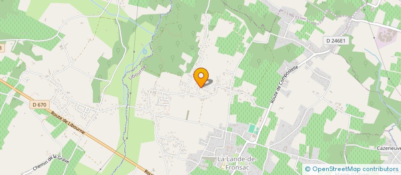 localisation de l'entreprise SPFPL SOUCA  LA LANDE-DE-FRONSAC