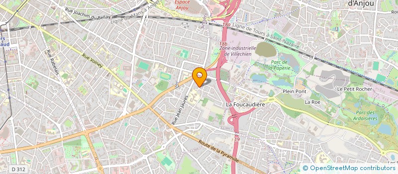 localisation de l'entreprise SPFPL SOUCHET à ANGERS