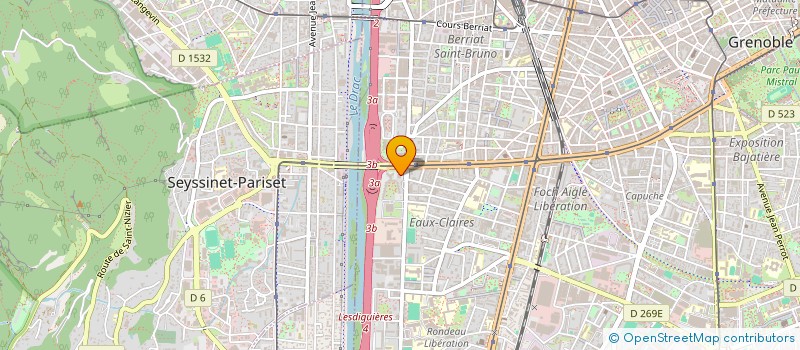 localisation de l'entreprise SPFPL SOULIAS à GRENOBLE