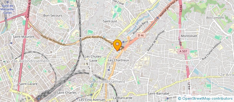 localisation de l'entreprise SPFPL SPECTRE à MARSEILLE