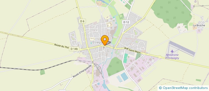 localisation de l'entreprise SPFPL ST INVESTS  ETREPAGNY