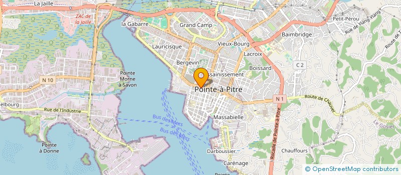 localisation de l'entreprise SPFPL STEPHANE PHILBERT  POINTE A PITRE