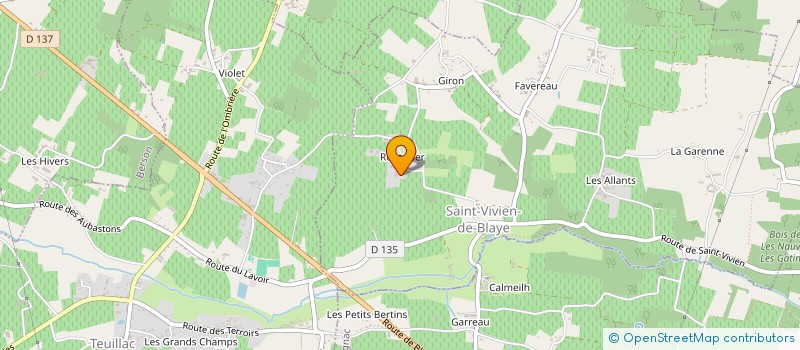 localisation de l'entreprise SPFPL SUBSIDIO PHARMA  SAINT-VIVIEN-DE-BLAYE