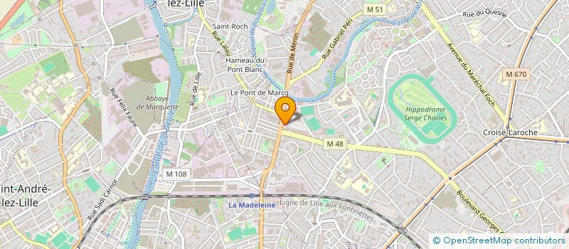 localisation de l'entreprise SPFPL SYSSAU-SALINGUE à MARCQ-EN-BARŒUL