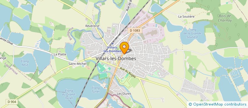 localisation de l'entreprise SPFPL TA 4 à VILLARS-LES-DOMBES
