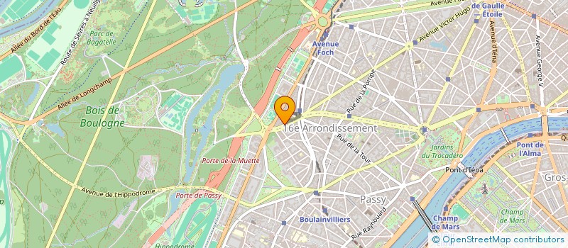 localisation de l'entreprise SPFPL TAIEB  PARIS 16