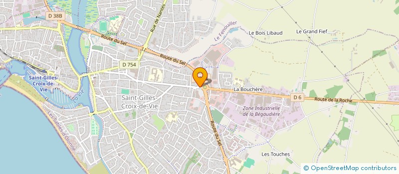 localisation de l'entreprise SPFPL TALICE à SAINT-GILLES-CROIX-DE-VIE