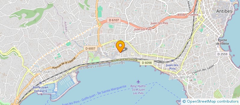 localisation de l'entreprise SPFPL TC 06 à ANTIBES