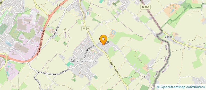 localisation de l'entreprise SPFPL TERPOLILLI  SAILLY-LEZ-LANNOY