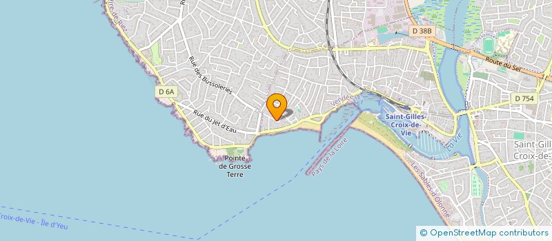 localisation de l'entreprise SPFPL TERRE FORT  SAINT-GILLES-CROIX-DE-VIE