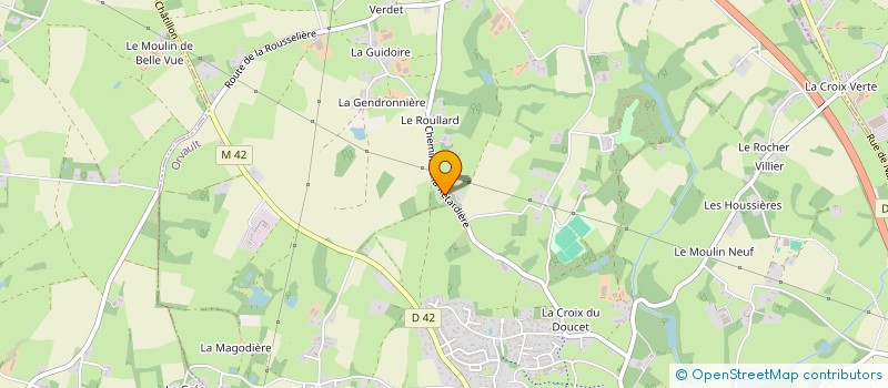 localisation de l'entreprise SPFPL TESSIER à ORVAULT