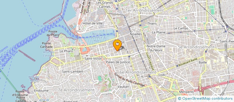 localisation de l'entreprise SPFPL THEMIS à MARSEILLE