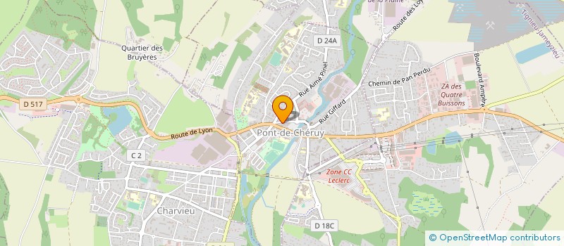 localisation de l'entreprise SPFPL THIERRY  PONT-DE-CHERUY