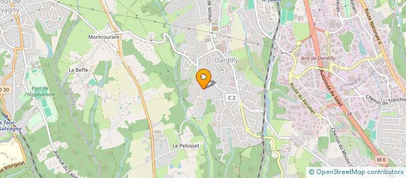 localisation de l'entreprise SPFPL THOMAS MARTIN MEDECIN  DARDILLY