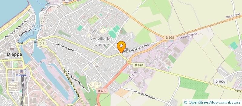 localisation de l'entreprise SPFPL TOCQUES JC à DIEPPE