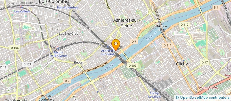 localisation de l'entreprise SPFPL TOKO KOM  ASNIERES-SUR-SEINE