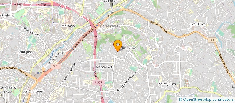 localisation de l'entreprise SPFPL TOLLENAERE  MARSEILLE